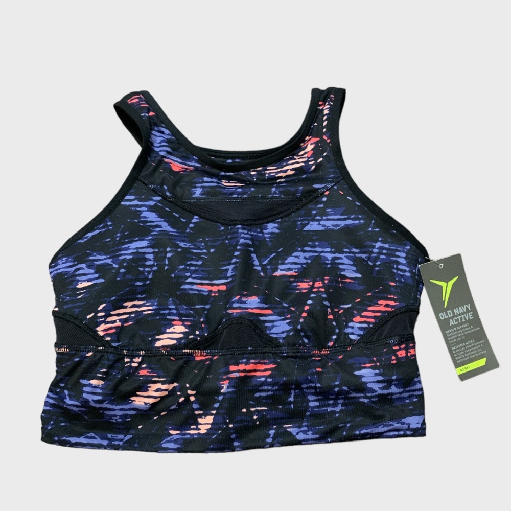 Old Navy Womens Active Purple Black Pink Sports Bra Size XS